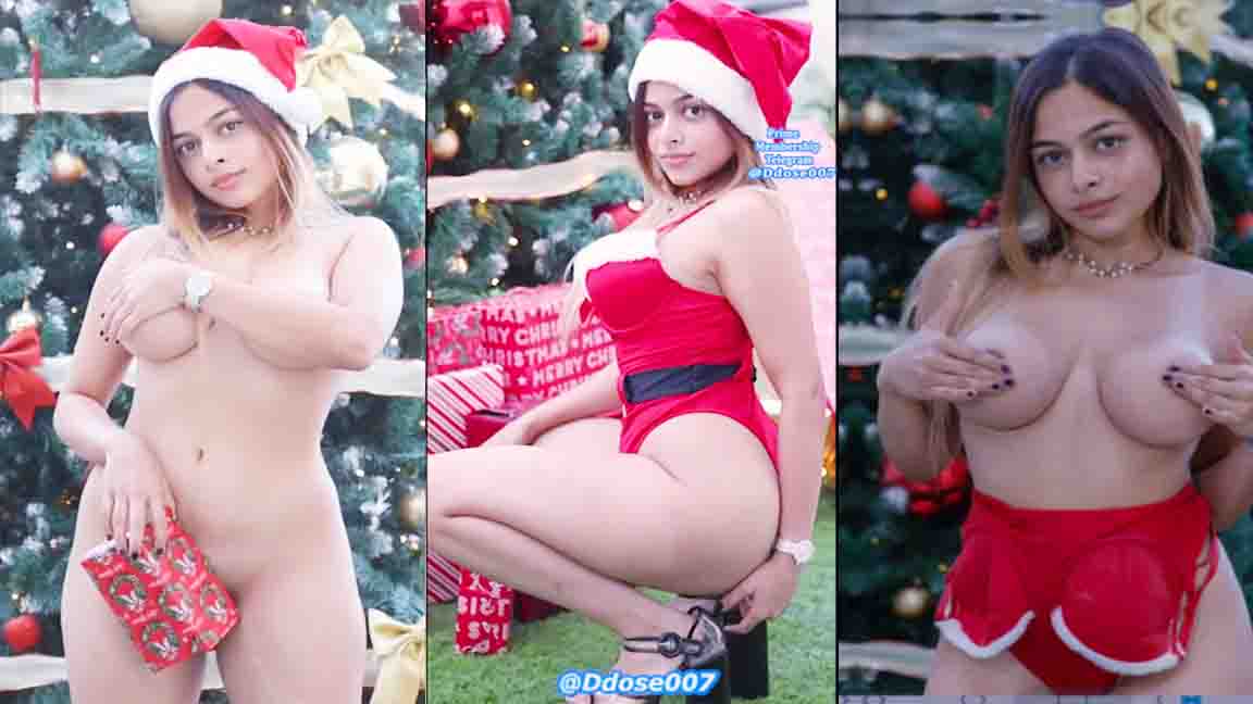 Ashw!tha Christmas Special Full Nude Unboxing Her Gifts Don’t Miss 
