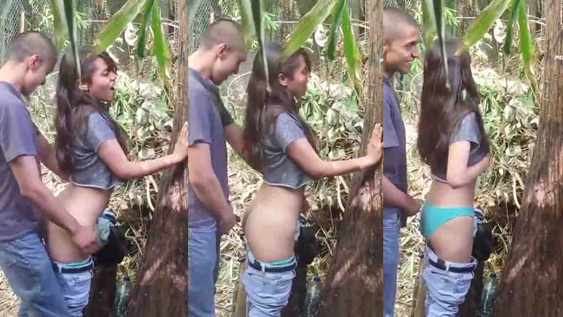 Collage Girl First Time Meet Her BF And He Fucking In OutDoor 