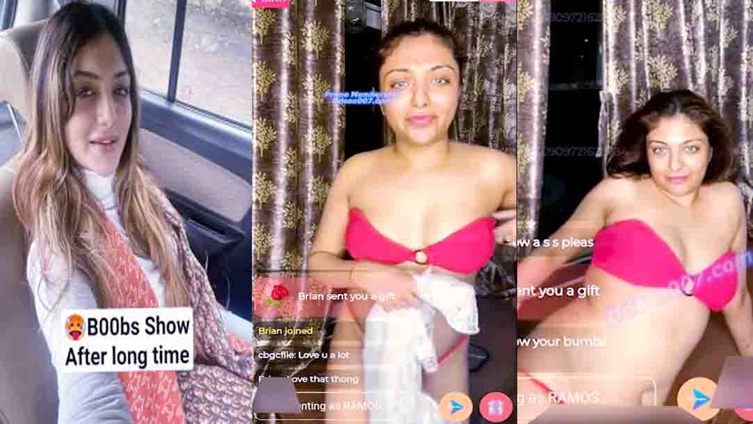 Khushi Mukherjee Paid Livestream Accidentally Full Boobs Show Her Ass 
