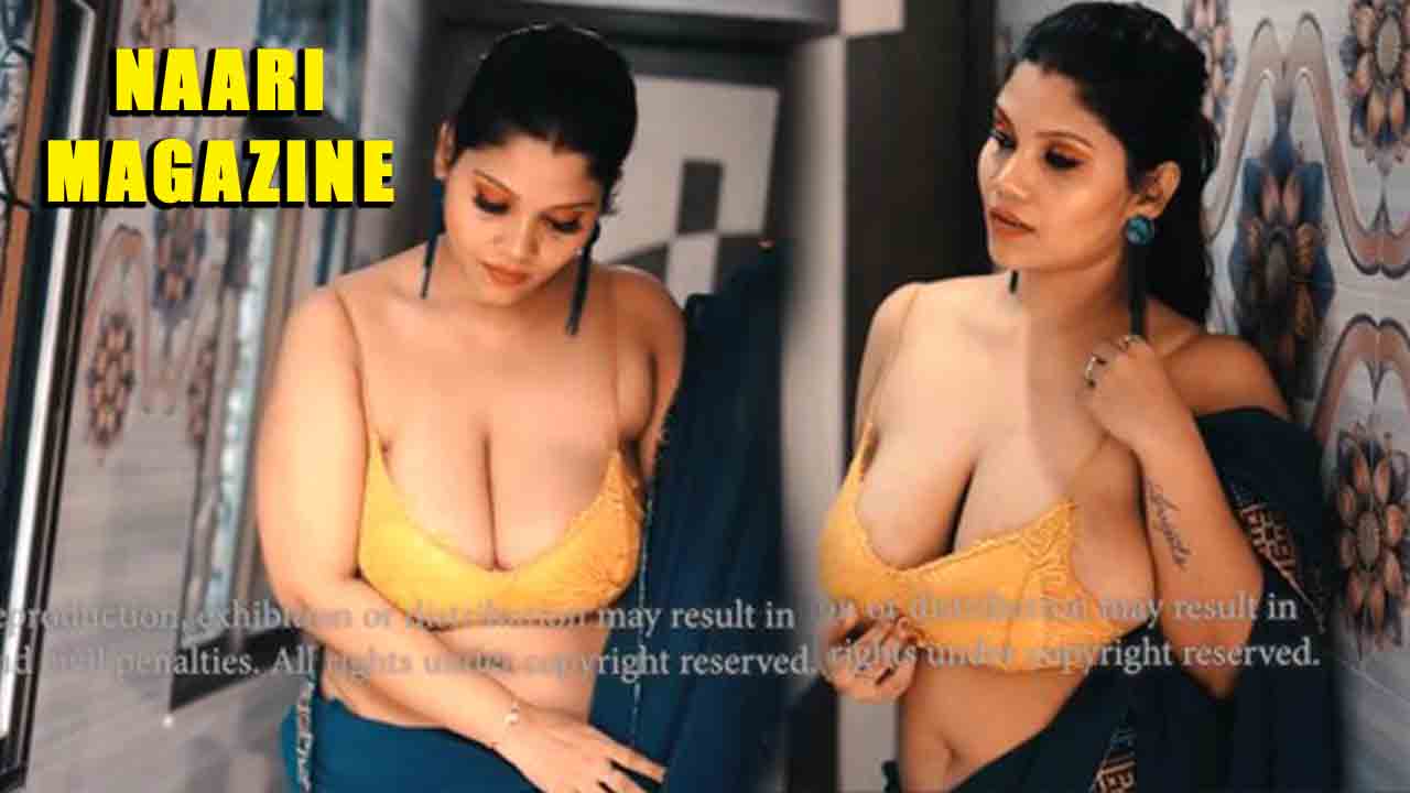 Rai Opening Blouse and Teasing in Naari Magazine Photoshoot