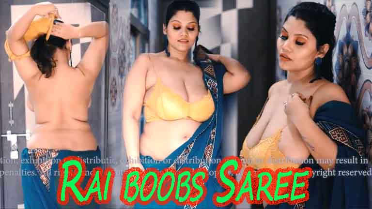 Rai boobs Saree 2022 Naari Magazine 