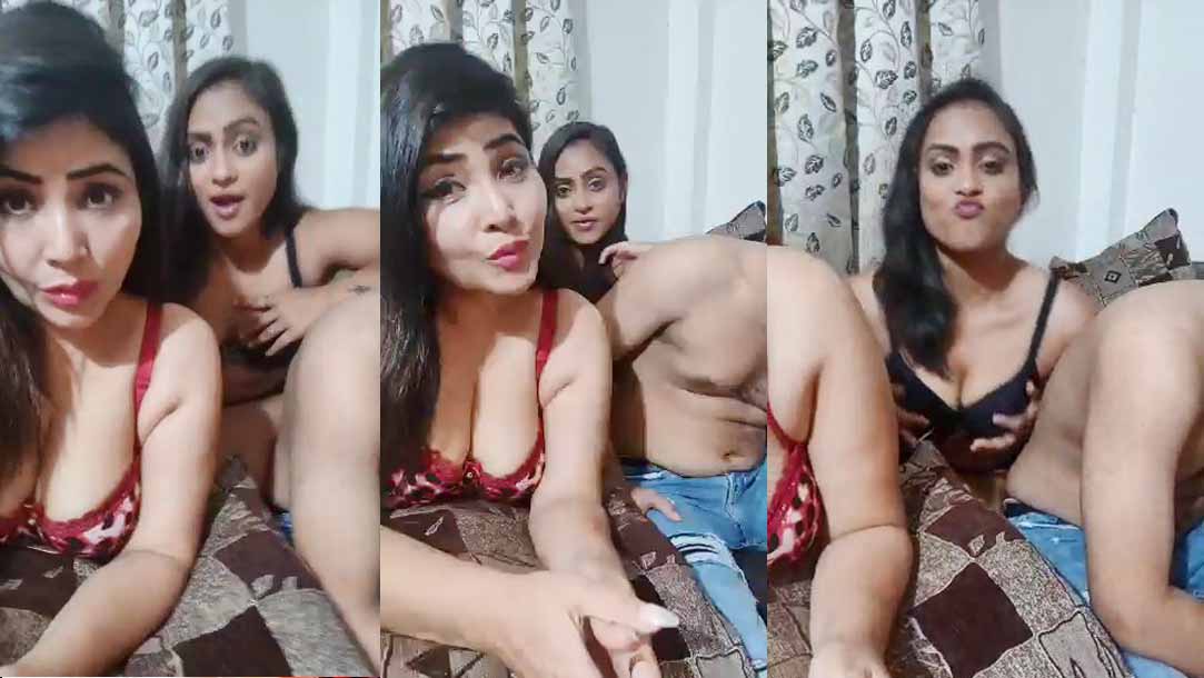 Rajsi Verma and Pihu Sharma Threesome Latest Live today 