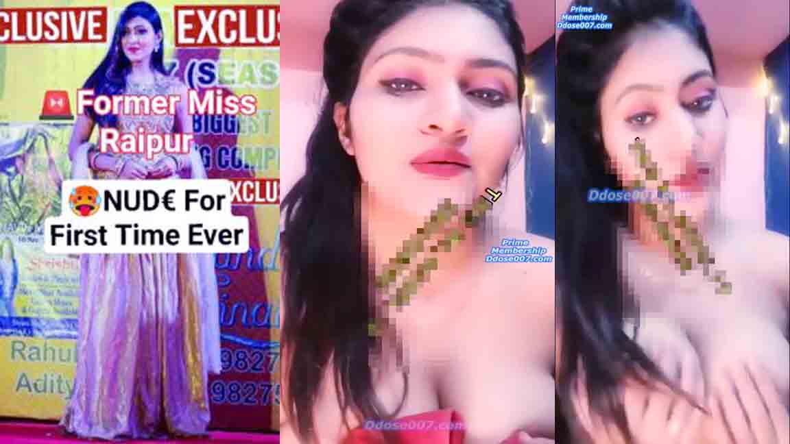 Shrishti Sharma Former Miss Raipur Nude For First Time Ever With Full Face Showing Boobs 