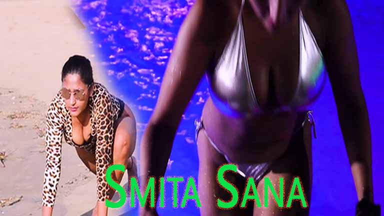 Smita Sana Cleavage Bikini Beach Mandarmani Prat 02 