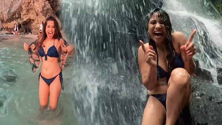 Savvy Fernweh – Bali Hot bikini navel show