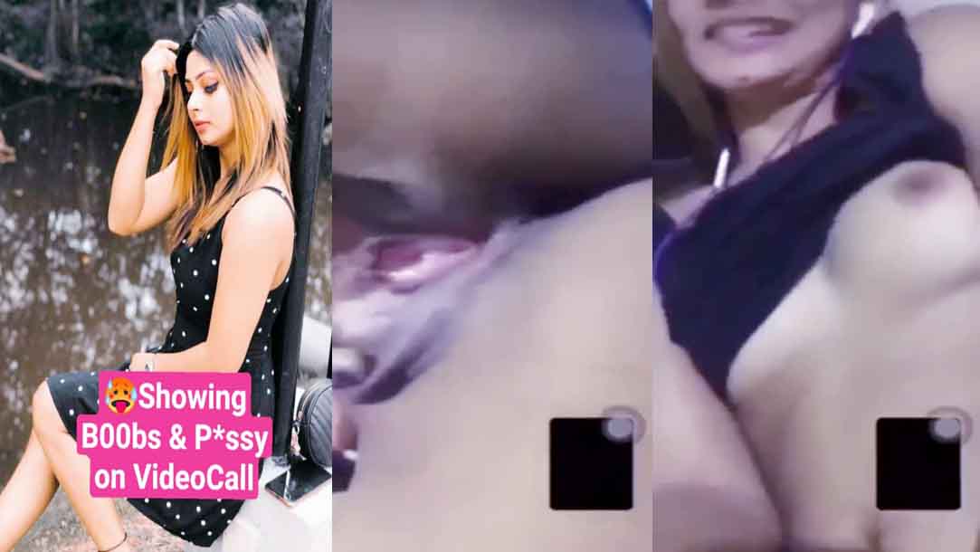 Cute Tiktoker Most Demanded Viral Stuff With Her Boyfriend Showing Boobs & Pussy 