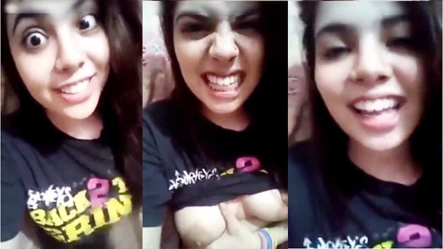 Naughty Girl Making Video For Lover And Saying Mela Babu Dudhu Piyega Watch 