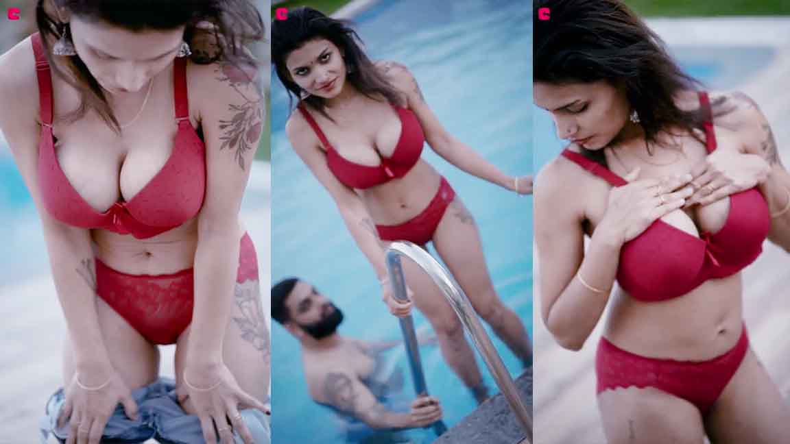 Resmi R Nair With Her Boyfriend Having Fan In Swimming Pool Watch 