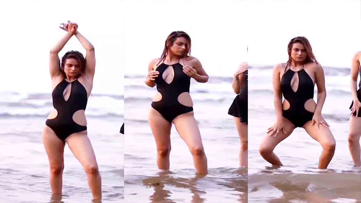 Nia Sharma Just Closely Her Braless Boobs Jump Watch Online