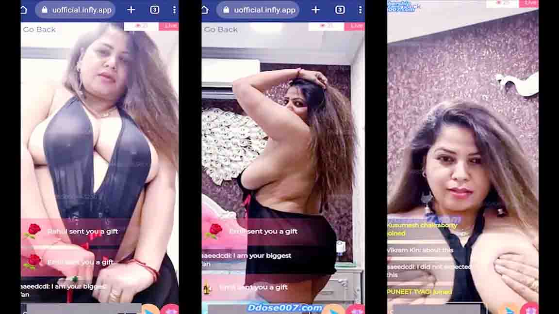 Sapna Sappu Showing Nipples And Ass Crack And Hint Of Pussy On App Live 