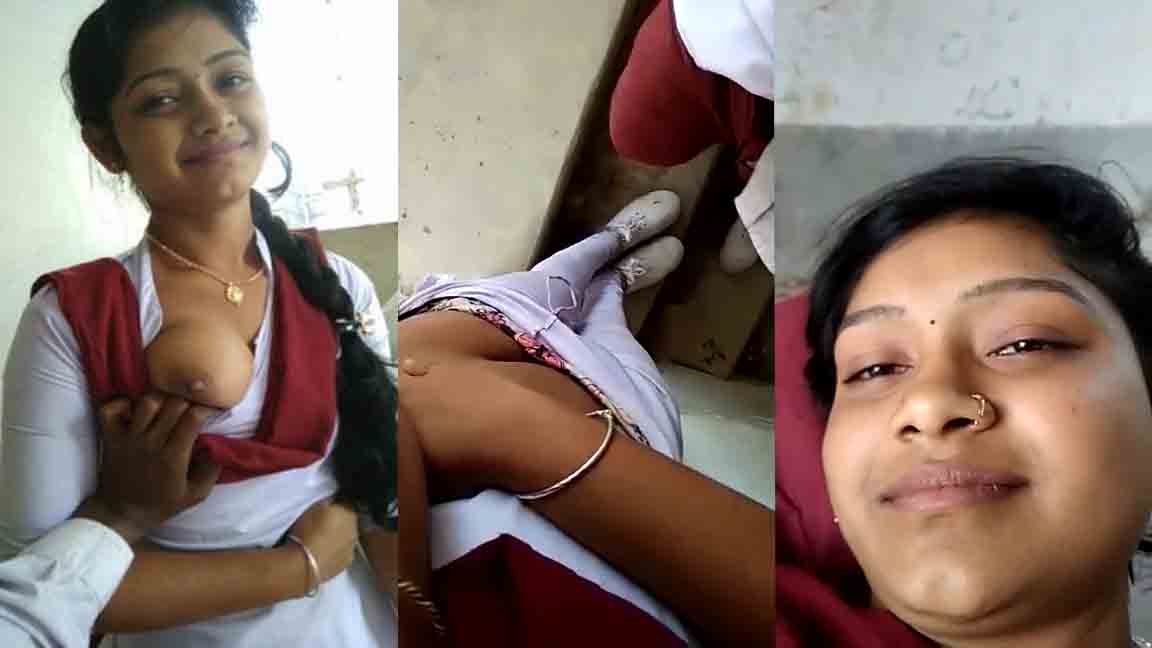 Extremely Cute Girl Fucking with BF On Terrace When Everybody Study In Class 