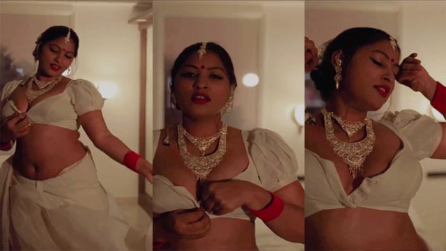 Anjaligaud Hotty Nude Show White Saree White Bra Watch Online 