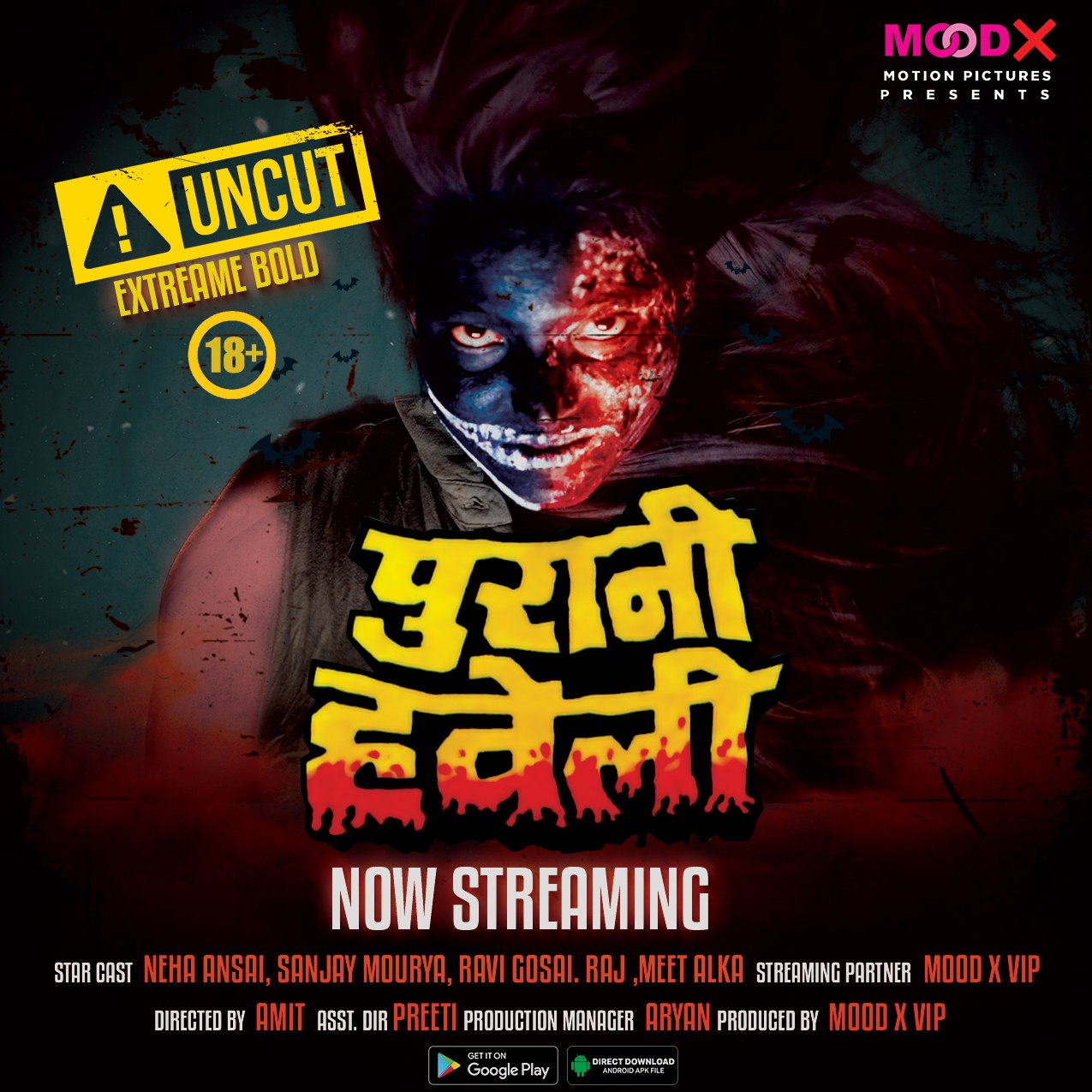 Purani Haweli 2023 Hindi Web Series Episode 01 MoodX Originals Free Download